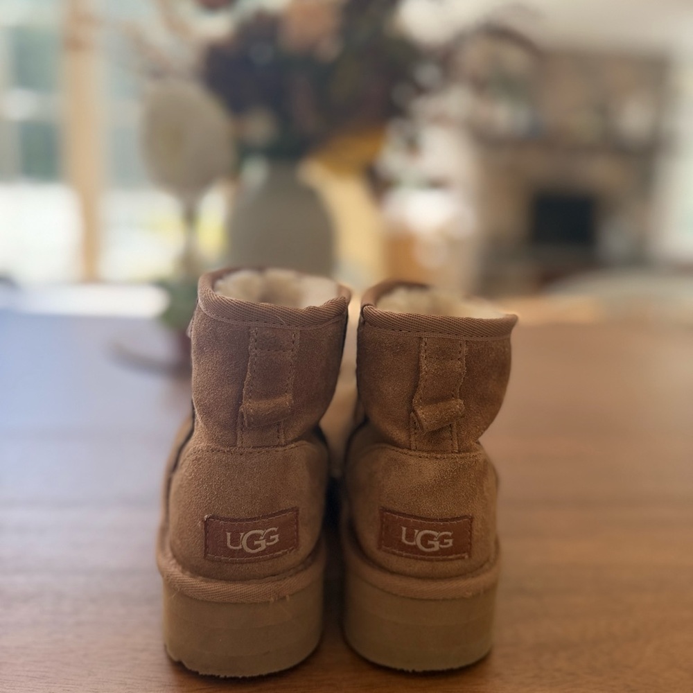 UGG Tan Shearling Boots
